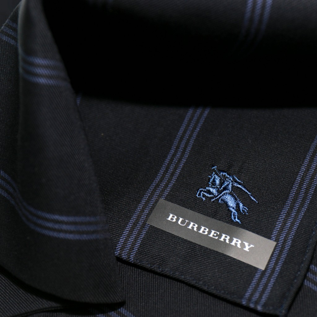 Burberry Handkerchief (Blue Vertical Lines ) - HANKII