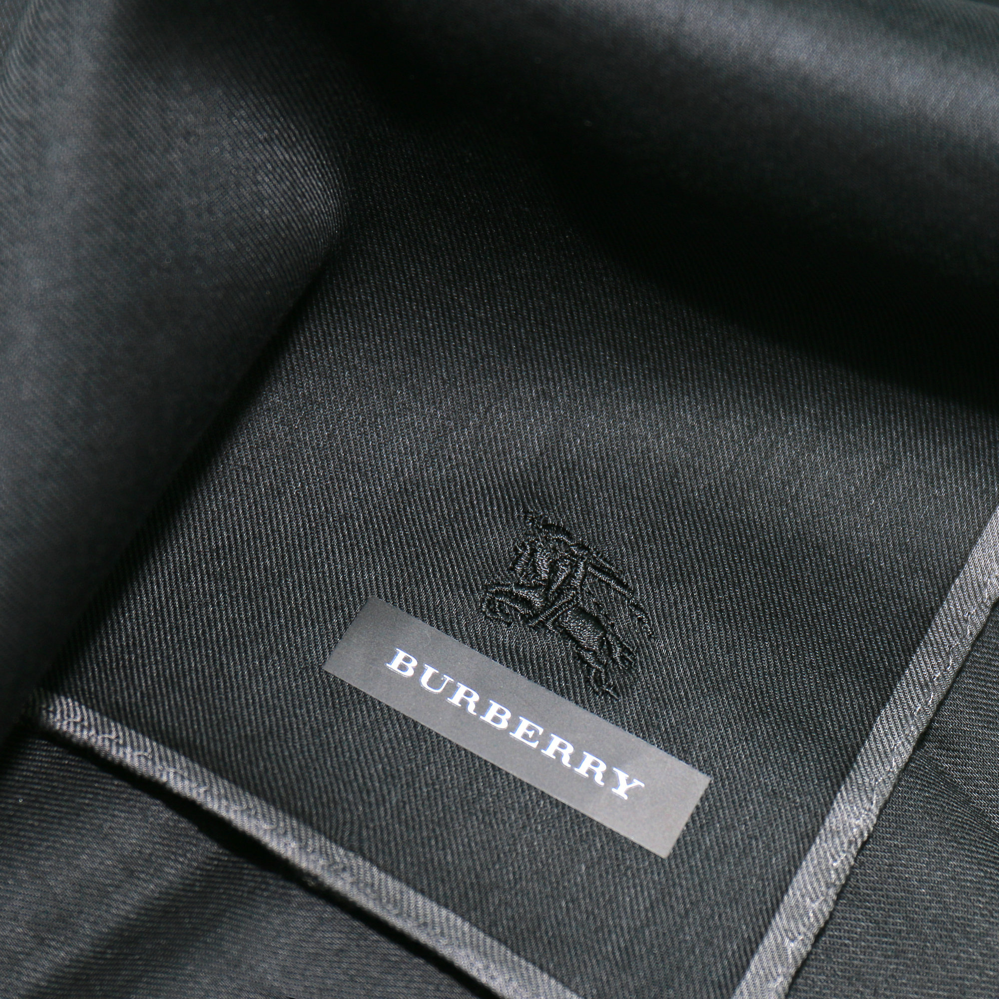 Burberry Handkerchief (Plain Grey ) - HANKII