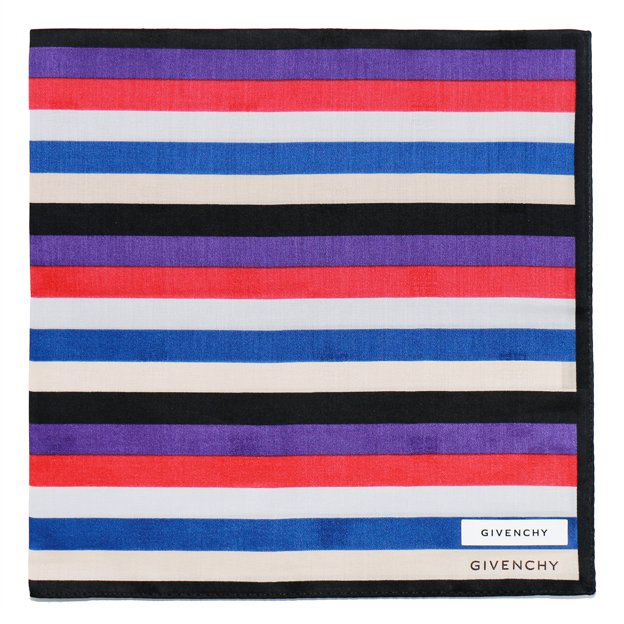 Givenchy Handkerchief (Colourful Stripes) - HANKII.COM